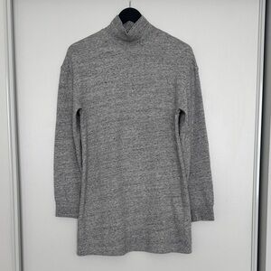 Aritzia Wilfred free - Heather grey mock neck sweater mini dress XXS